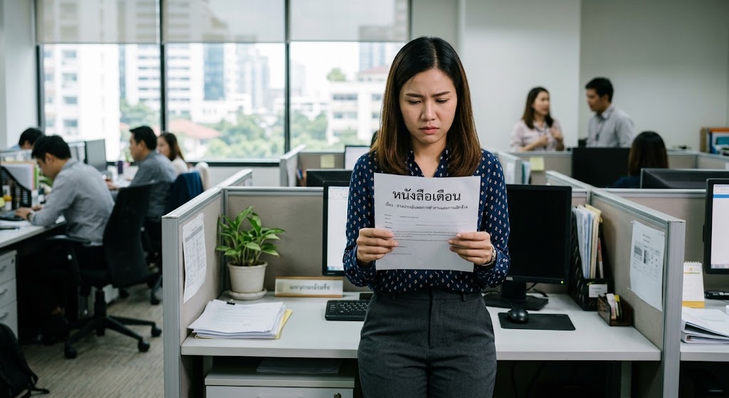 ออกใบเตือนซ้ำครั้งที่ 2 เลิกจ้างได้ทันทีไหม? ใบเตือนมีอายุครอบคลุมแค่ไหน?